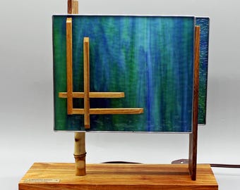The Arizona Mission Lamp: A touch of Frank Lloyd Wright for your home or office.