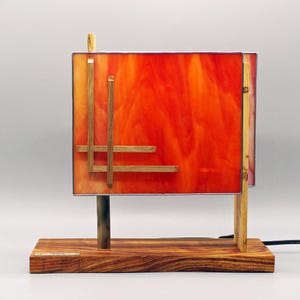 Add a touch of Frank Lloyd Wright to your home or office with our Original Arizona Mission Lamp.
