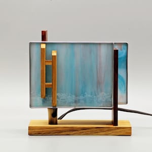 Add a touch of Frank Lloyd Wright to your home or office with our Arizona Mission accent lamp/night light.