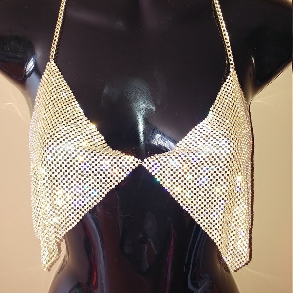 Womens Diamond Bra Etsy