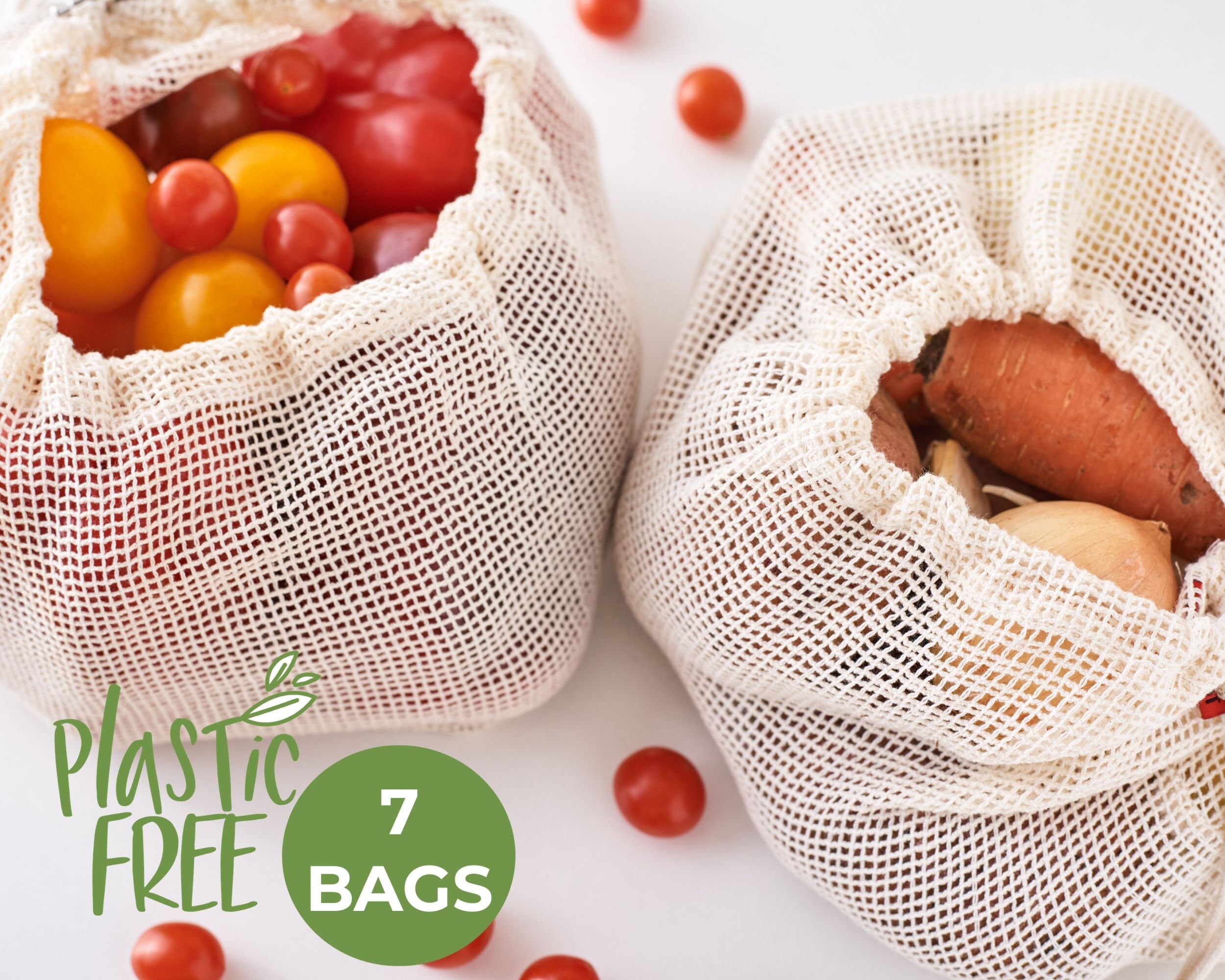 Zero Waste Produce Bags Plastic Free Sustainable Gifts Etsy