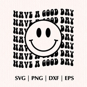 Self Love Club Retro Smiley SVG Eps Dxf PNG Positive SVG Drawing ...