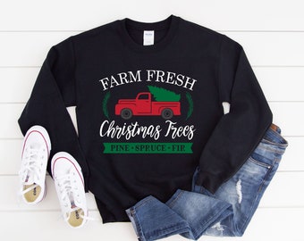 Farm Fresh Christmas Trees | Adult Unisex Sweatshirt
