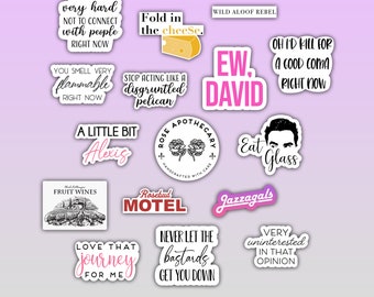 Die Cut Stickers, Pack of 16