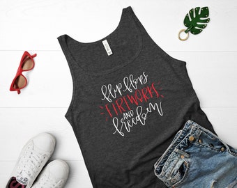 Flip Flops, Fireworks, and Freedom - Women's Tank Top