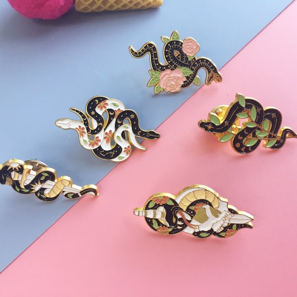 Snake Pins - Etsy