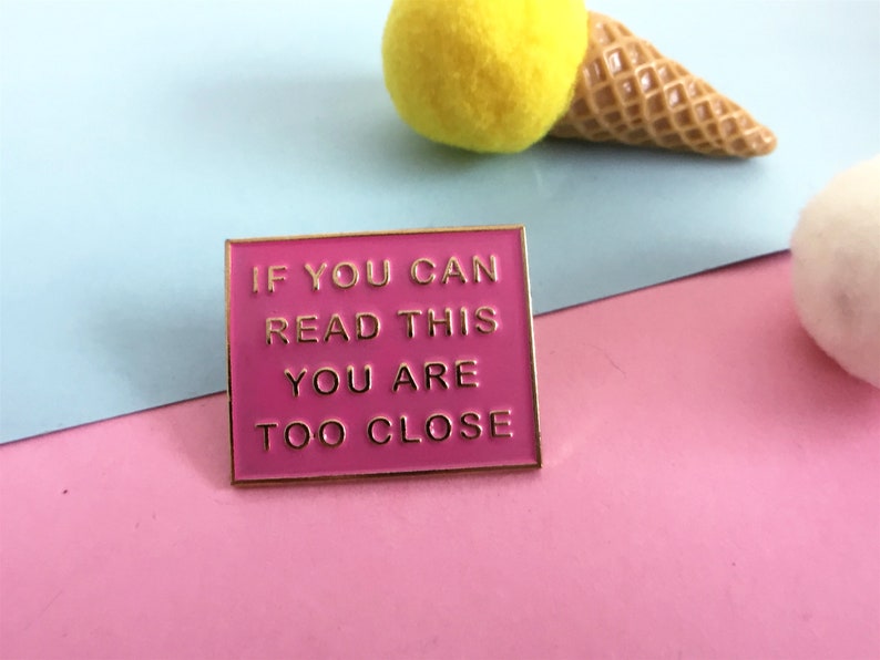 Funny Sign Pin Notice Board Enamel Pins Enamel Pin Lapel Pin Etsy UK