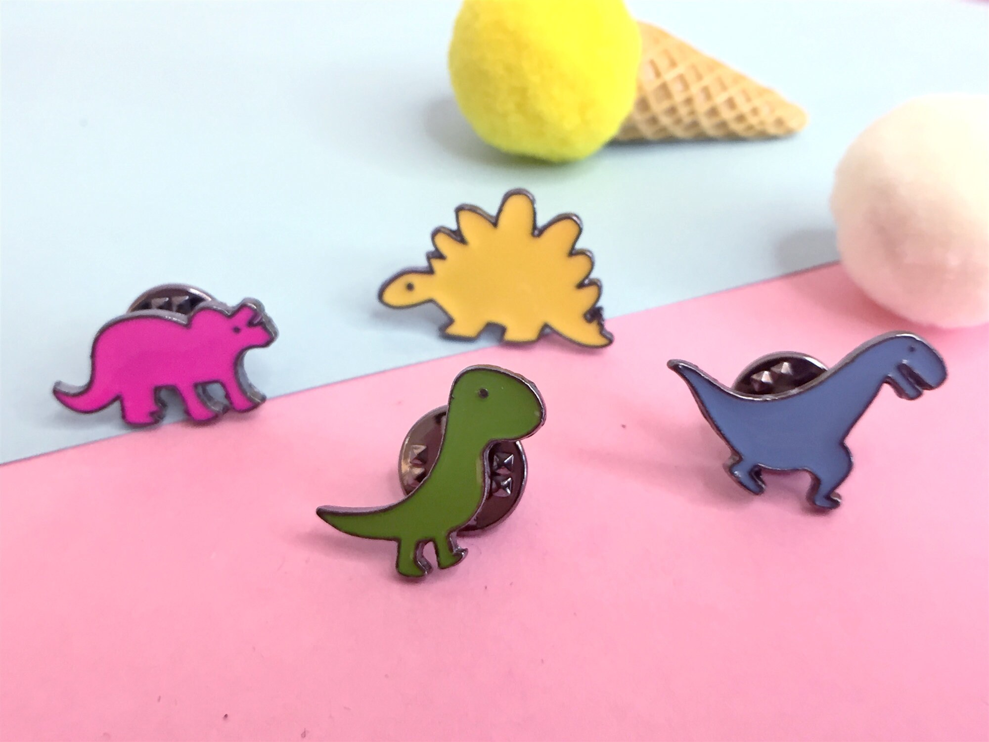 Cute Dinosaur Pin Enamel Pins Enamel Pin Lapel Pin Hard Enamel Etsy UK
