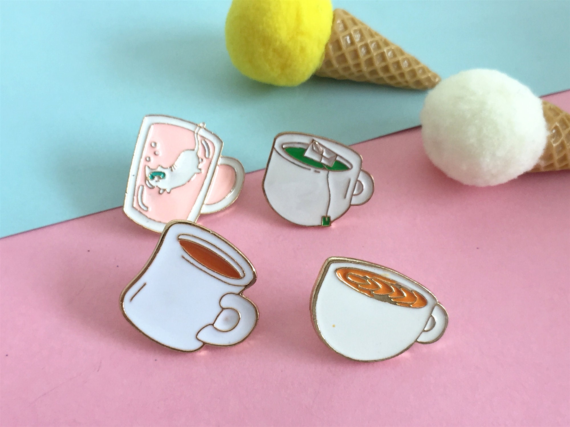 Coffee pin enamel pins enamel pin lapel pin hard enamel pin Etsy