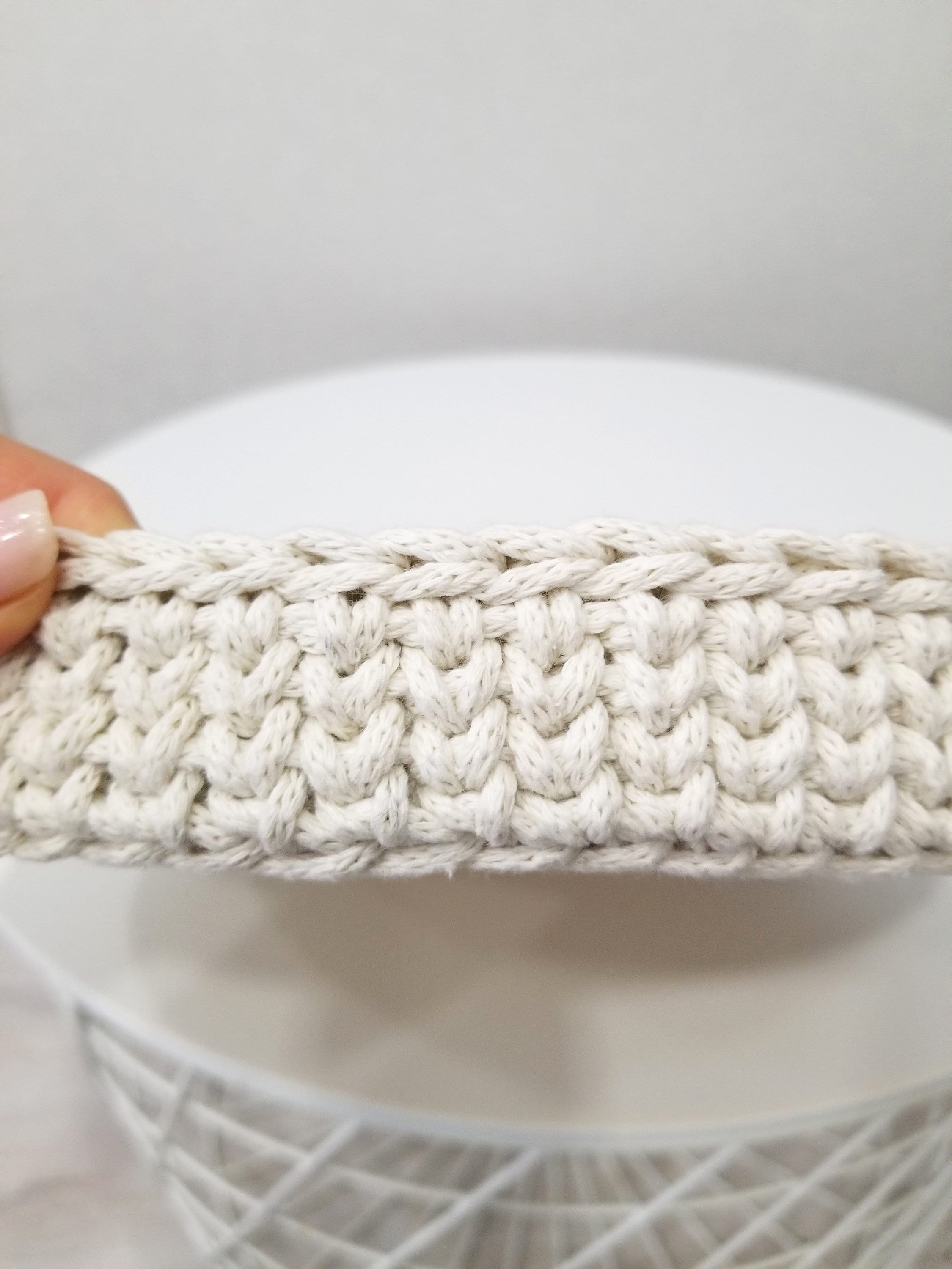 Crochet serving tray knitted tray home decor table Etsy