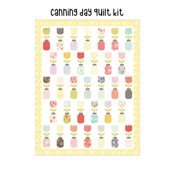 Canning Jars Quilt Etsy