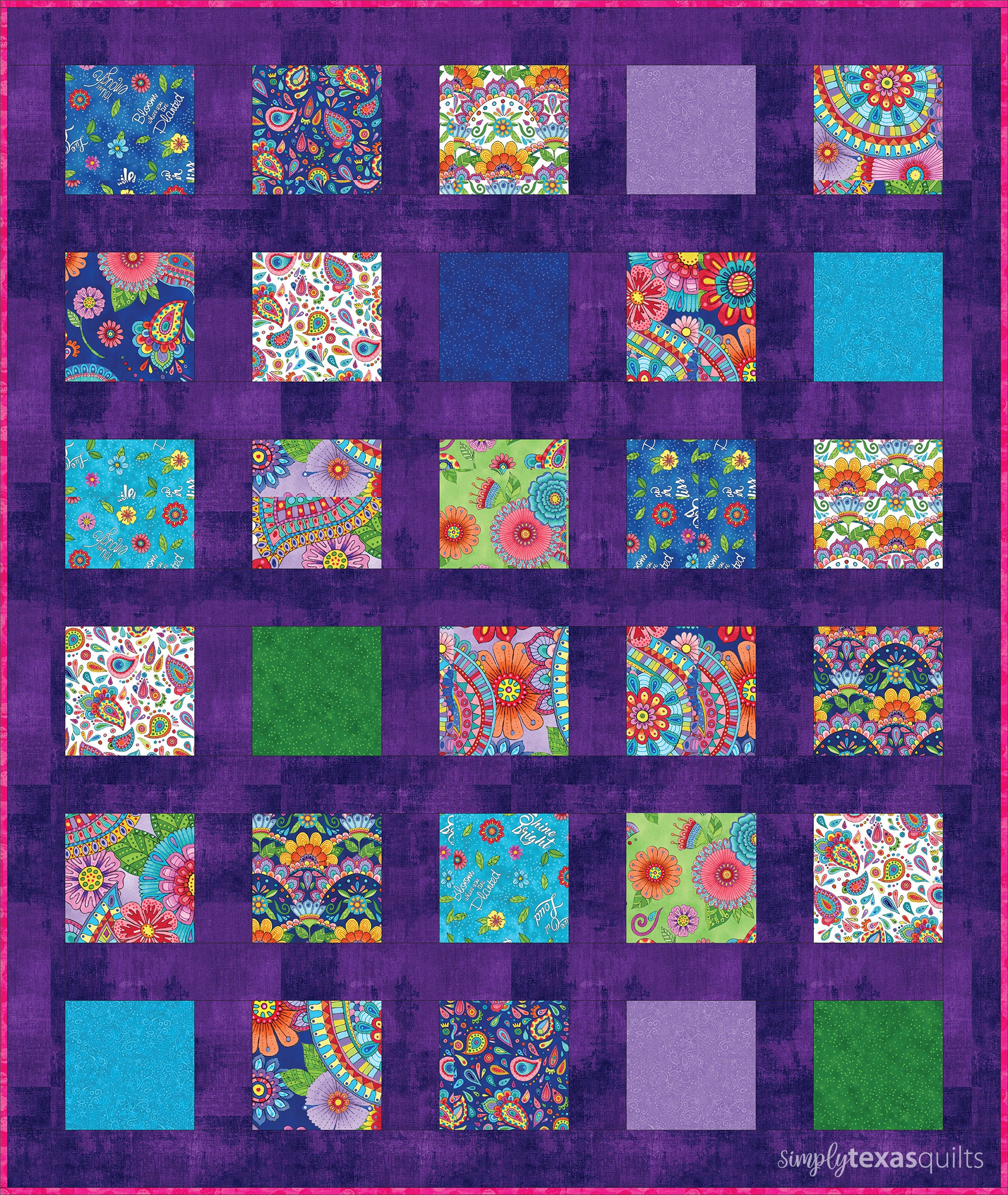 Hide and Seek Quilt Kit / Wall Hanging Kit 32 X 40 Ft. Live Out Loud