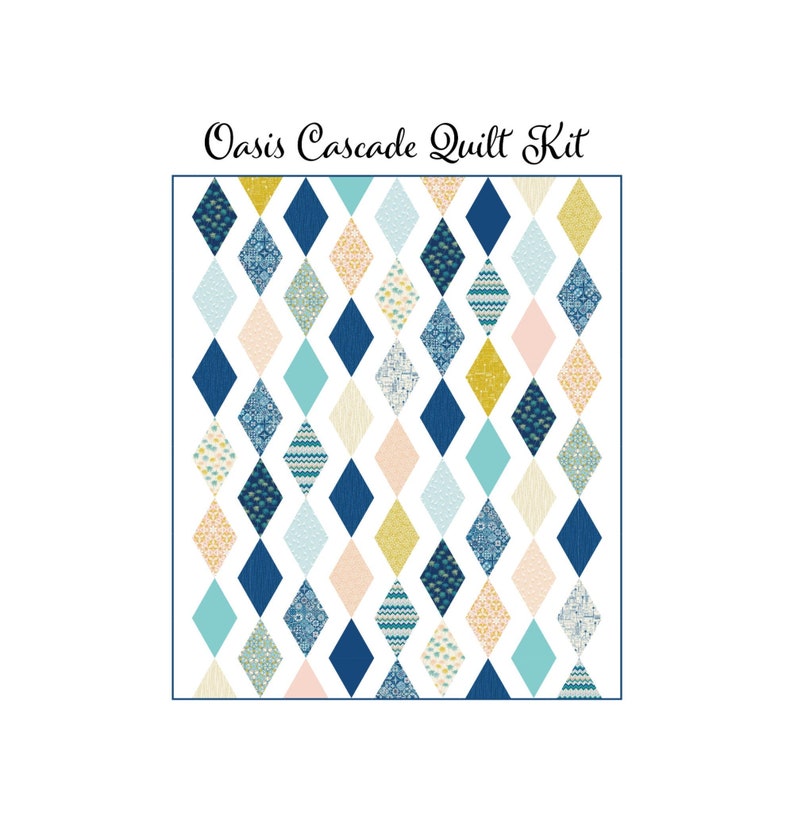 Oasis Cascade Quilt Kit 61 x 71.5 image 1