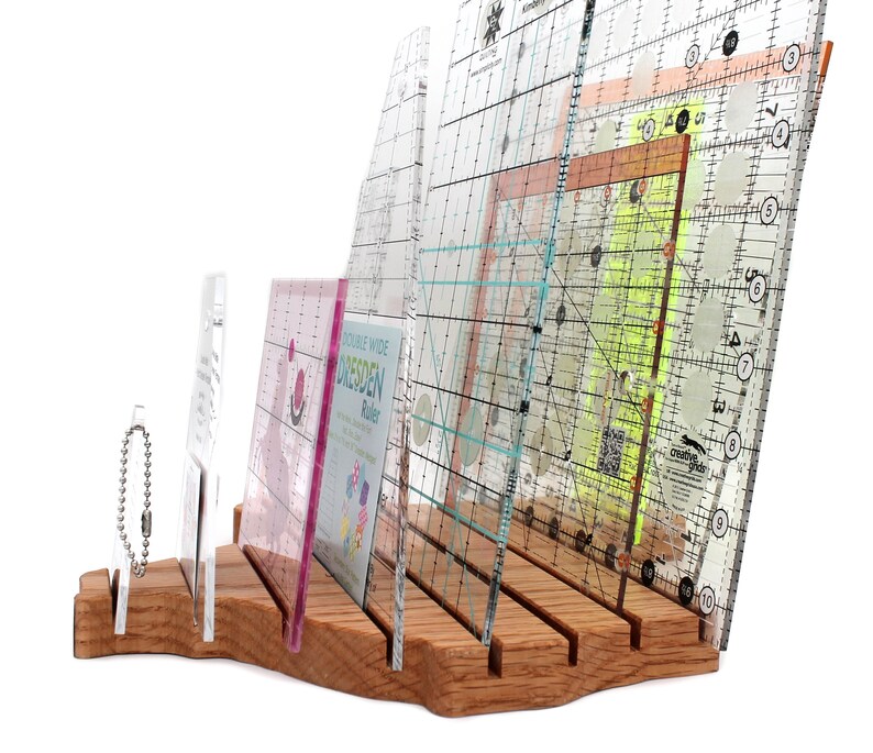 Texas Shaped Wooden Quilting Ruler Holder Etsy