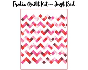 Frolic Quilt Kit (36" x 48") - Just Red