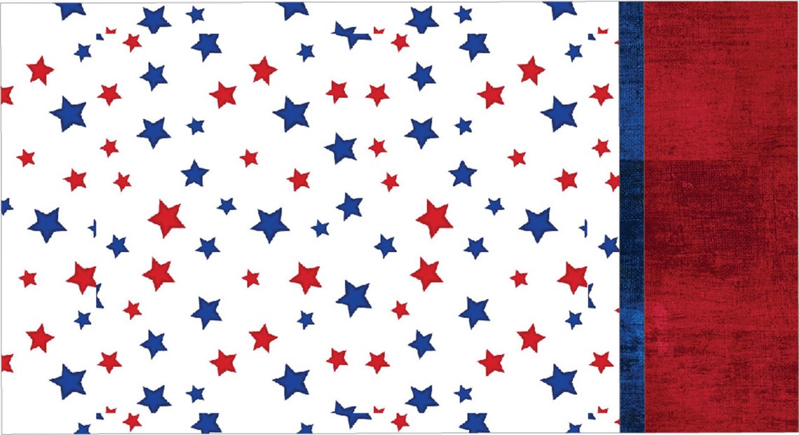 Roll & Sew Pillowcase Kit Red White and Blue Pillowcase Kit Etsy