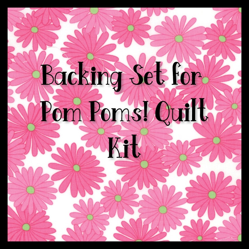 Pom Poms Quilt Kit 54.5 X 61.5 Me & My Etsy