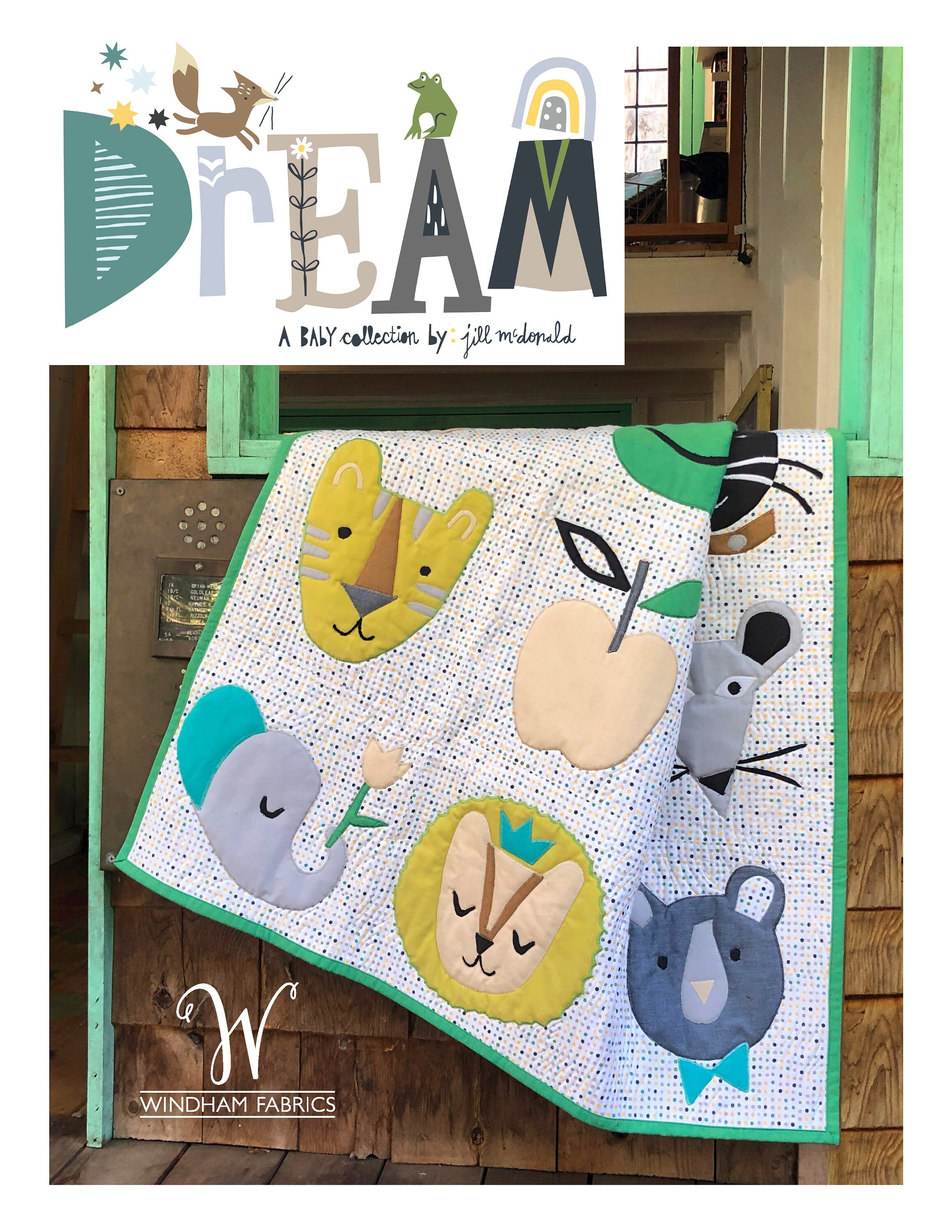 Fresh Faces Quilt & Pillow Kit 36 X 48 L.J. Simon for Windham Fabrics