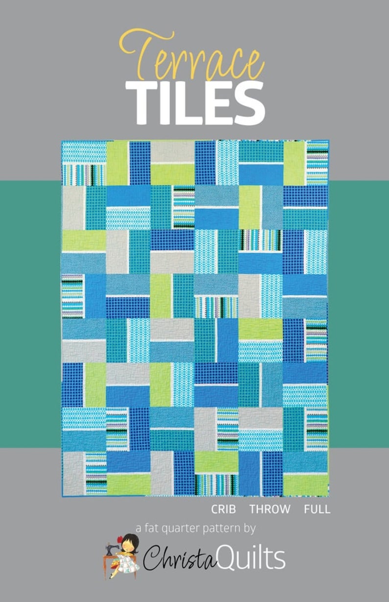 Stratosphere Tiles Quilt Kit 57 x 76
