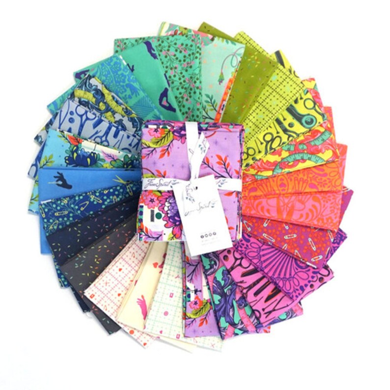 Tula Pink Homemade Tiles Quilt Kit 76 X 85 Etsy