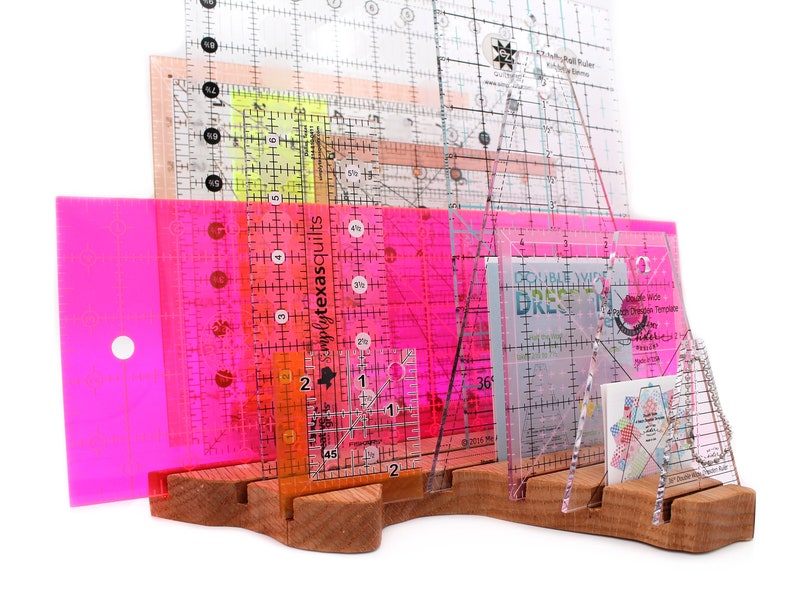 Texas Shaped Wooden Quilting Ruler Holder Etsy