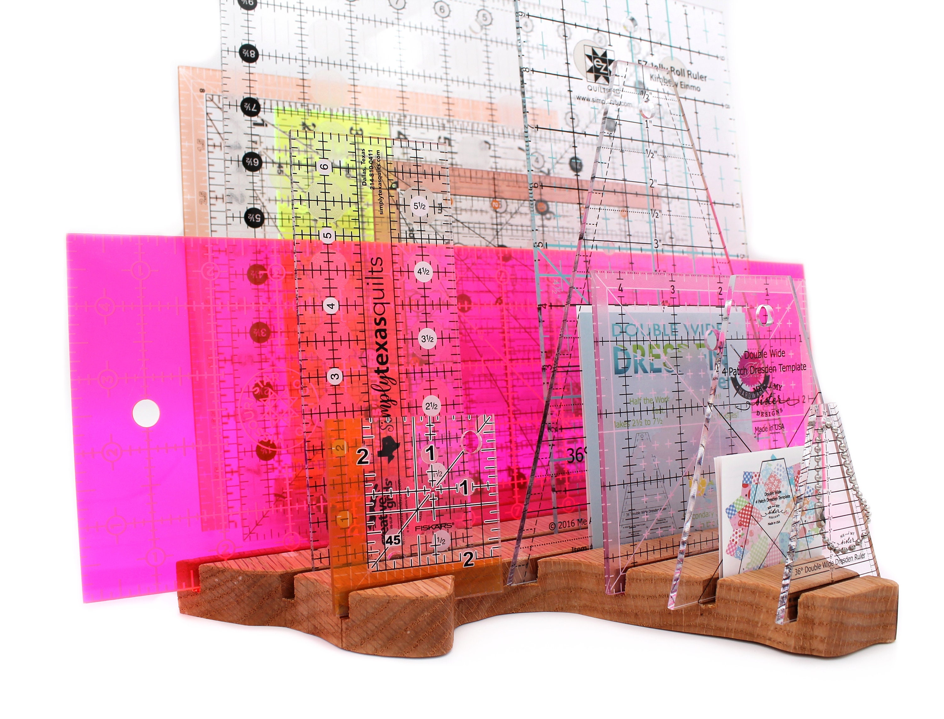 Texas Shaped Wooden Quilting Ruler Holder Etsy