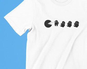 Lustiges T-Shirt mit Aufdruck „Among us Gaming“ für Jungen und Mädchen Lustiges T-Shirt mit Aufdruck „Among us Gaming“ für Jungen und Mädchen