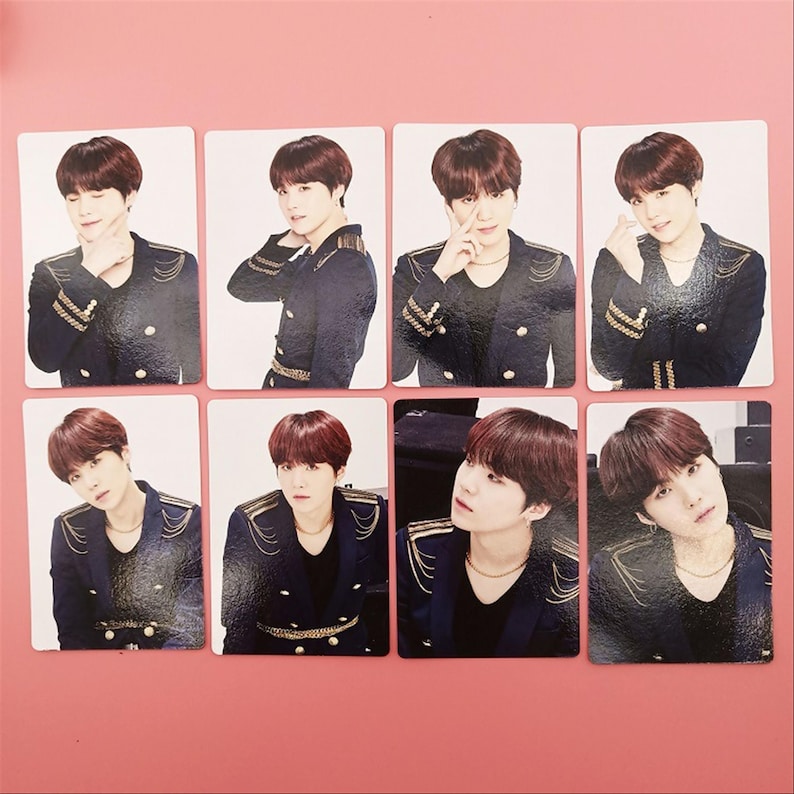 Bts photocards bts suga Personal Photocards Prints Photocards Etsy