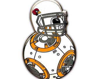 Arizona Cardinals BB8 Enamel Pin