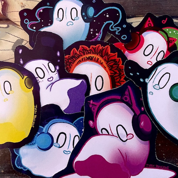 Napstablook Undertale Stickers Cute Ghosts