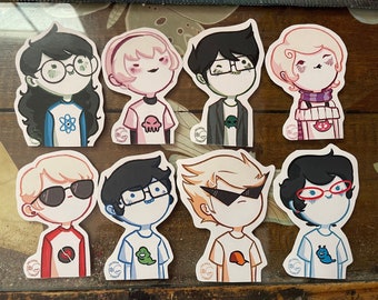 Homestuck Beta And Alpha Kid Sticker