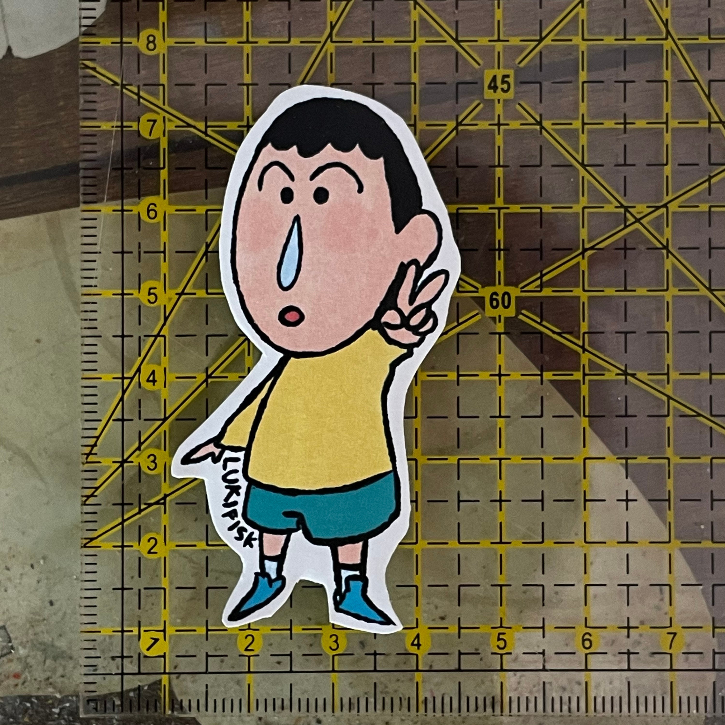 Shin Chan Sticker Pack Shinnosuke Kazama Masao Nene Bochan Etsy