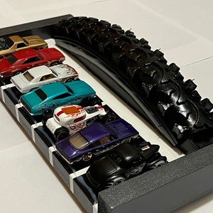 Personalized Toy Car Display for Hot Wheels Cars, Tabletop Hot Wheels Shelf, Toy Car Storage, Parking Garage, Custom Car Lover Gift