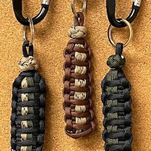Paracord Wrist Keychain Military
