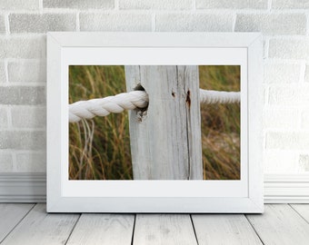 Printable Wall Art Photography: Digital Download of Wooden Beach Post, Beach Wall Art, Instant Download, Beach House Decor, Coastal Decor