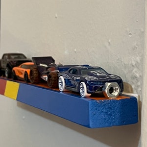 Wall Display Shelf, Hot Wheels Display, Floating Shelf, Toy Car Storage, Hot Wheels Shelf, Toy Car Display, Playroom Decor, Kids Room Decor