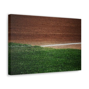 Canvas Wall Art, Baseball Field Wall Art Canvas, Sports Decor, Baseball Gifts for Him, Game Room Wall Art, Man Cave Wall Art, Man Cave Decor