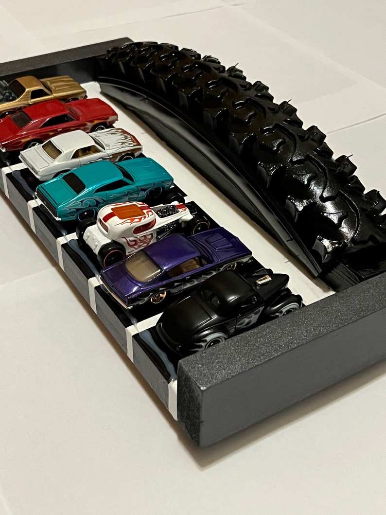 Personalized Toy Car Display for Hot Wheels Cars Tabletop Hot Etsy