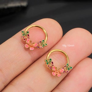 Butterfly daith jewelry hotsell