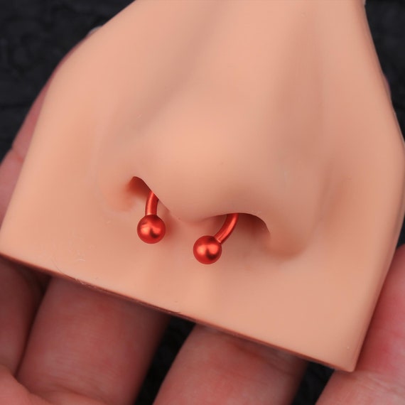 2PCS Surgical Steel Flat Back Disc Stud Earrings Cartilage Helix Ear  Piercing