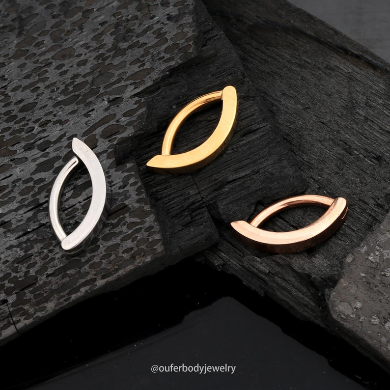 14G Belly Button Clicker/minimalist Navel Jewelry/belly Etsy