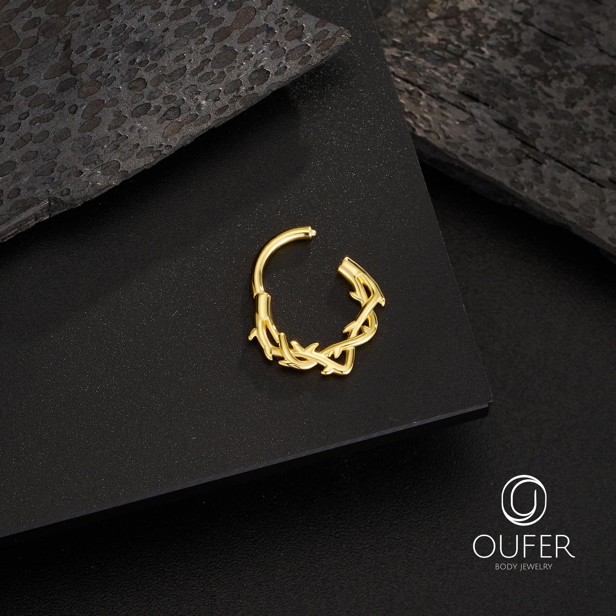 Lot 12 Anneaux Septum Clicker 16G CZ & Opale - Acier Inox Chirurgical Pour Daith, Tragus, Helix, Cartilage & Piercing Nez