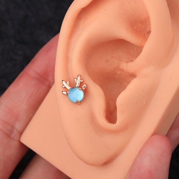 Christmas cartilage earrings clearance