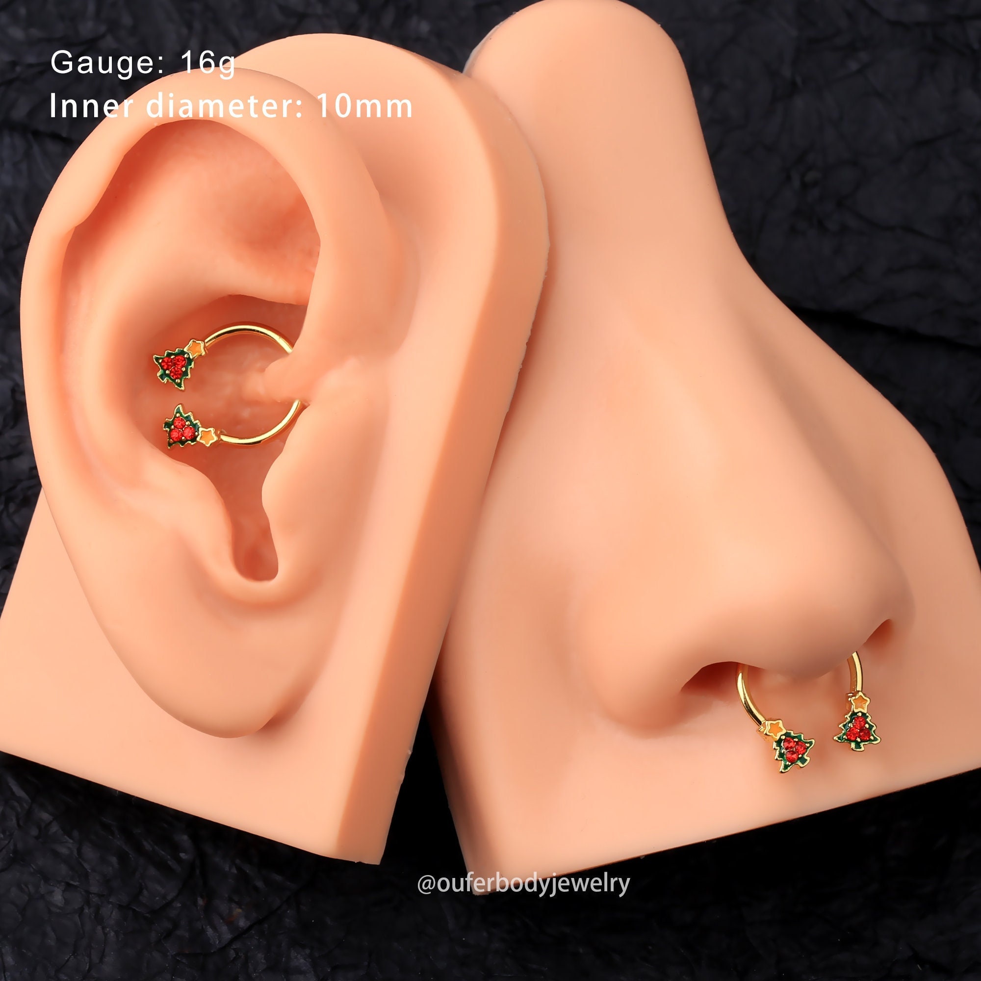BECOME TREE ビカムツリー ピアスCONCHO×HOOP PIERCE BECOME TREE