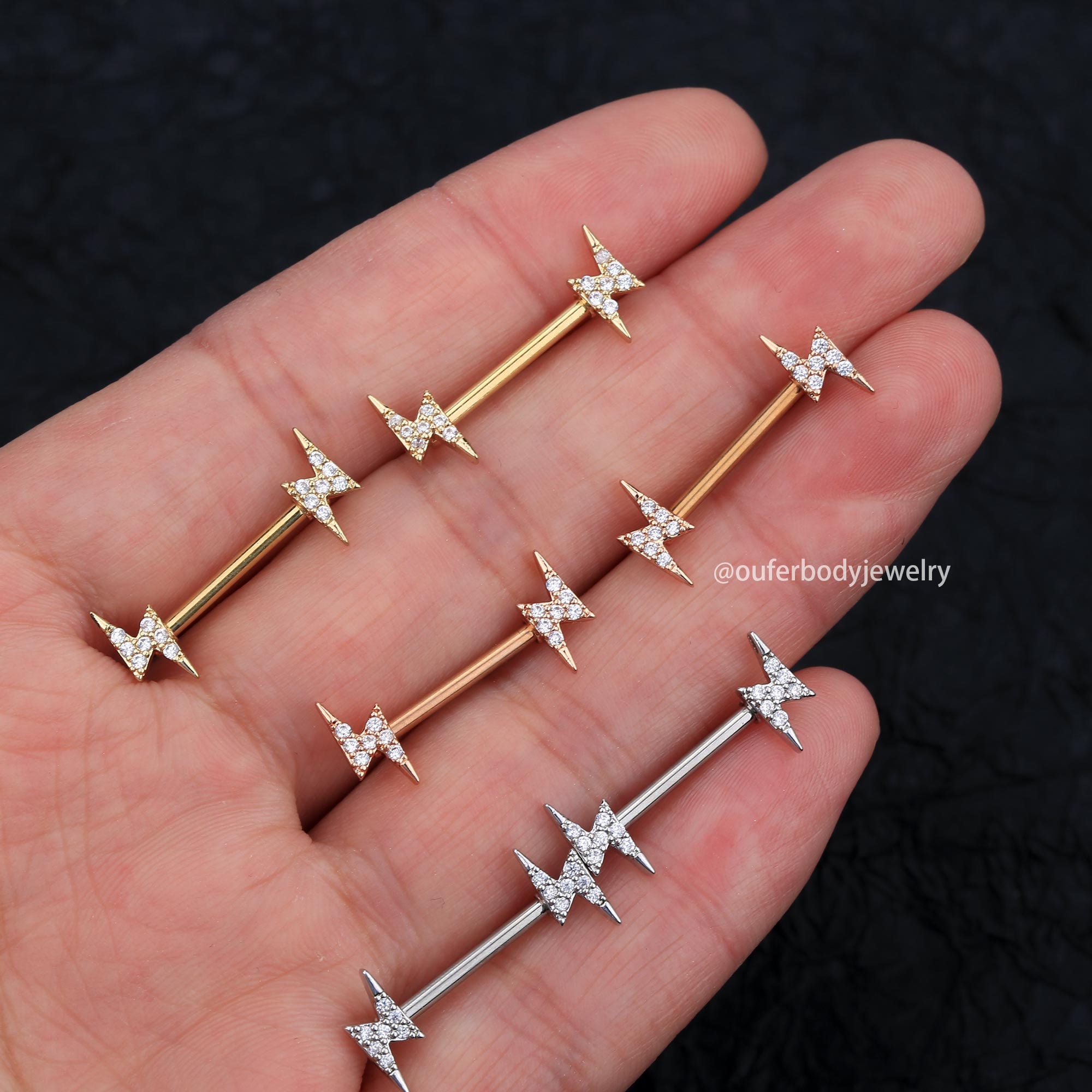 EPOSSIDICO Cristallo Cuore Lingue Piercing Spina Molti Cristalli - Foto 11