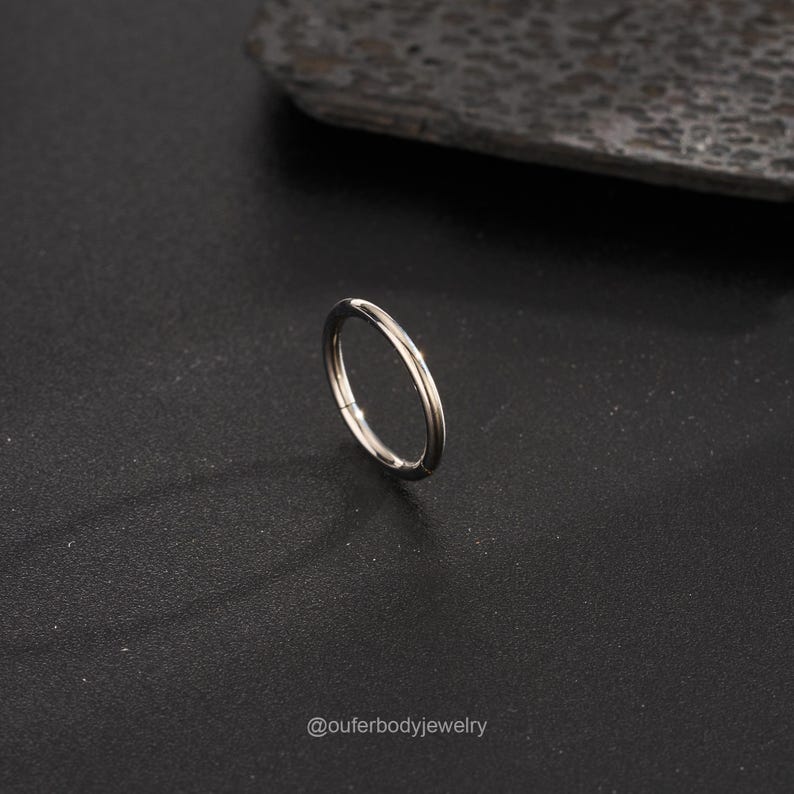 Puede incluir: Un anillo de piercing corporal sin costuras de plata. El anillo est&aacute; hecho de acero quir&uacute;rgico y est&aacute; dise&ntilde;ado para usarse en una variedad de piercings.