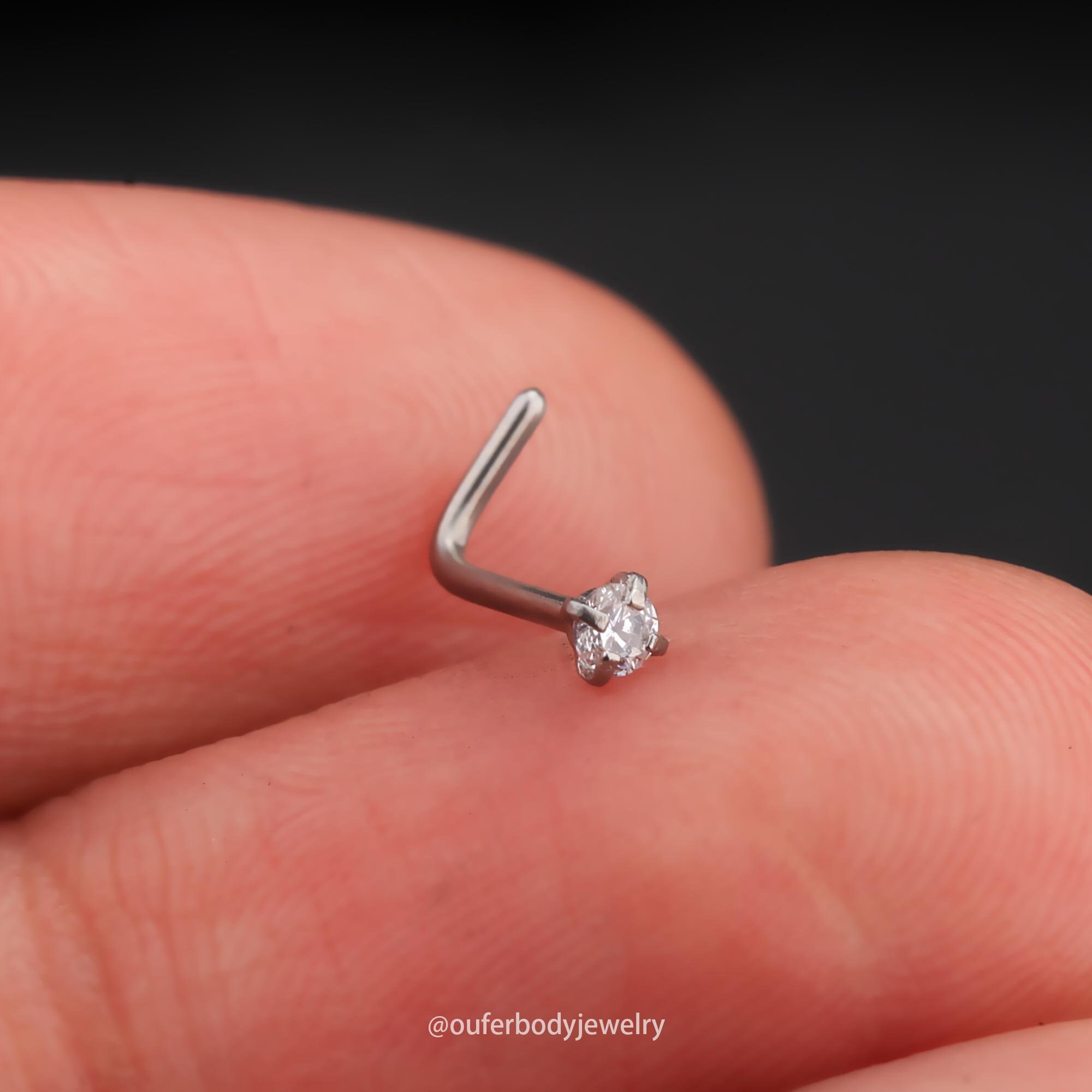 Diagrama De Piercing No Nariz Nose Ring Gauge Size Chart