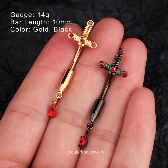 Piercing Ombelico Con Cerniera In Acciaio Chirurgico E Zirconia - Per Un Look Alla Moda - Foto 11