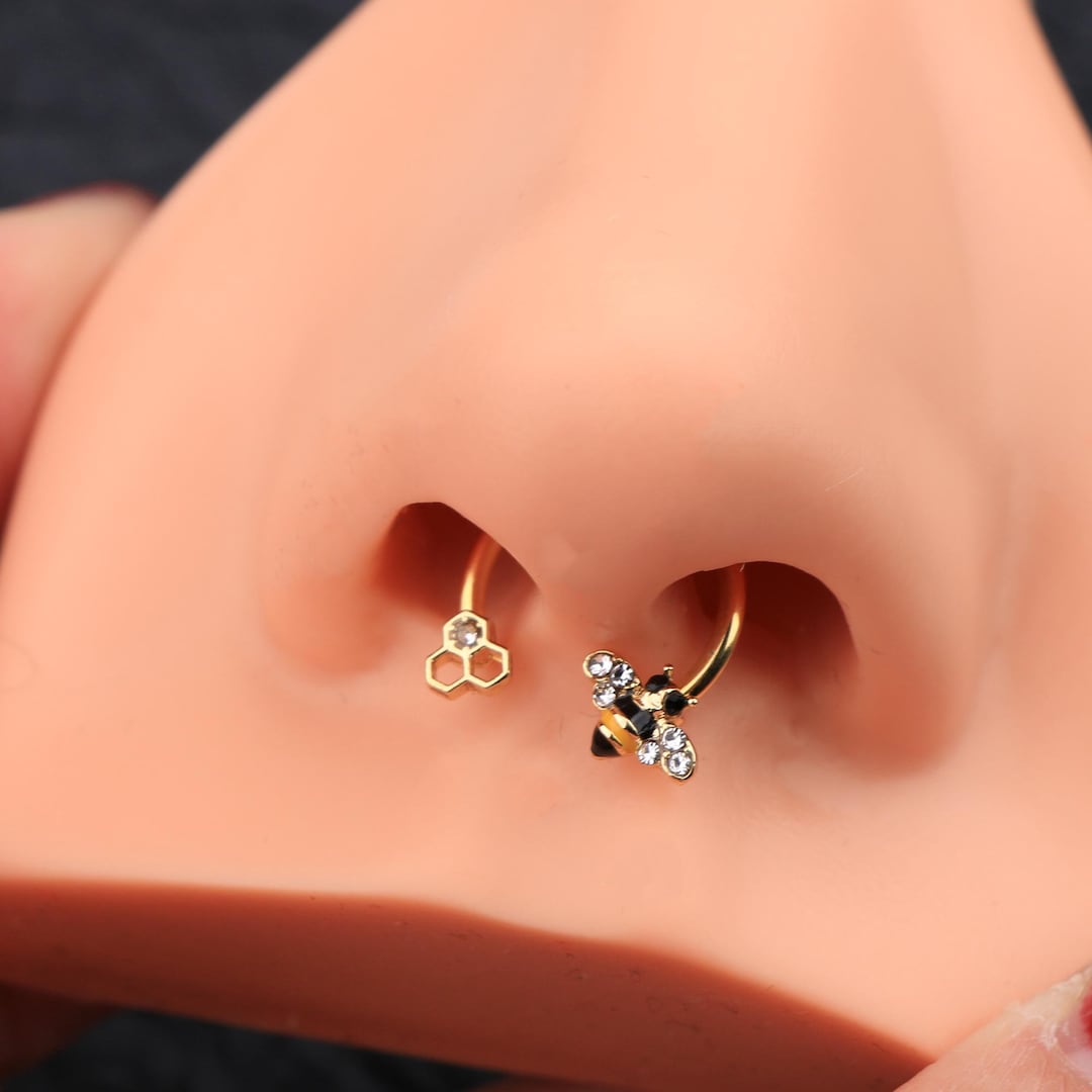 BodyAce Halloween Nose Rings Septum Hoops, 16G Bulgaria