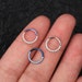 16g Implant Grade Titanium Hinged Hoop/ Titanium Hoop Ring/Helix Hoop/Nose Ring/Conch/Daith Hoops/Septum Ring/Hoop Rings/Earrings Hoop
